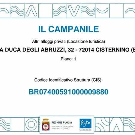 Holiday home Il Campanile Cisternino